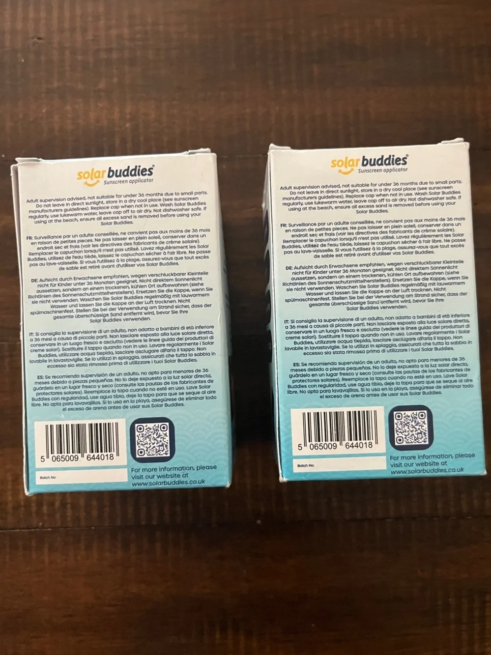 ☀️NIB Solar Buddies Sunscreen Applicators. Set of 2 ☀️